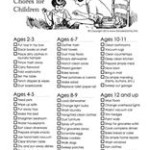 age appropriate chores for children